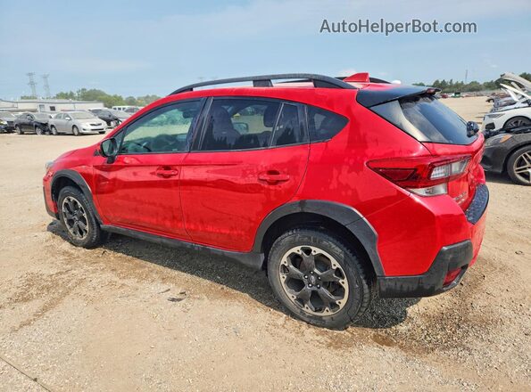 JF2GTAPC8MH398093 2021 SUBARU CROSSTREK Red Trasero izquierdo