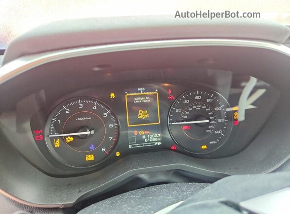 JF2GTAPC8MH398093 2021 SUBARU CROSSTREK Red Vista del cuadro de instrumentos
