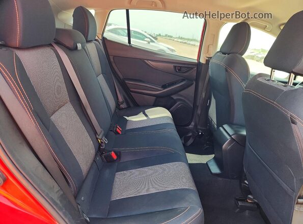 JF2GTAPC8MH398093 2021 SUBARU CROSSTREK Red Vista interior trasera