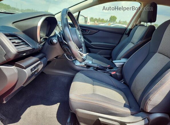 JF2GTAPC8MH398093 2021 SUBARU CROSSTREK Red Vista interior delantera