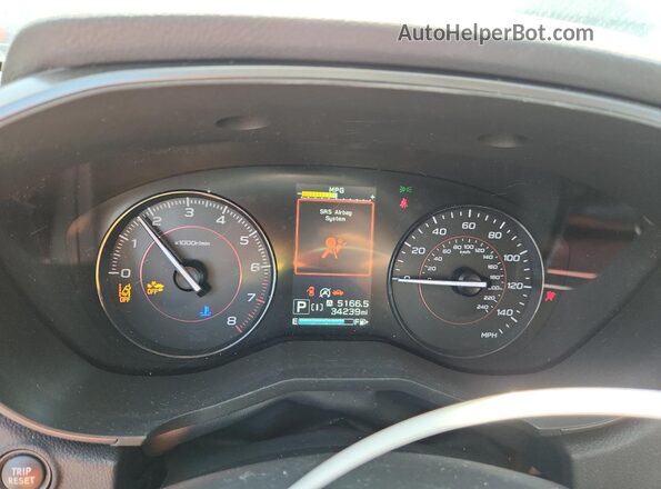 JF2GTAPC8P8230684 2023 SUBARU CROSSTREK Beige ხელსაწყოთა პანელის ხედი