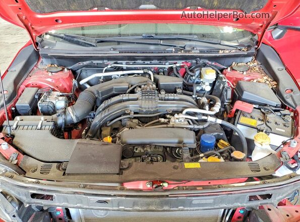 JF2GTAPC9L8236570 2020 SUBARU CROSSTREK Red უკანა სალონის ხედი