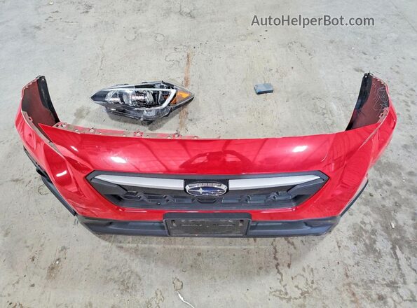JF2GTAPC9L8236570 2020 SUBARU CROSSTREK Red ძრავის განყოფილების ხედი