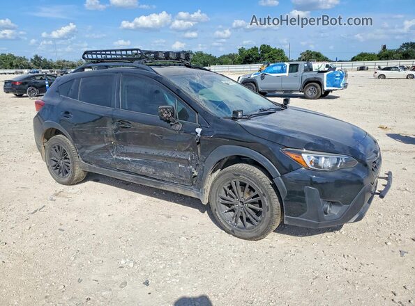 JF2GTAPC9M8327713 2021 SUBARU CROSSTREK Black წინა მარჯვენა