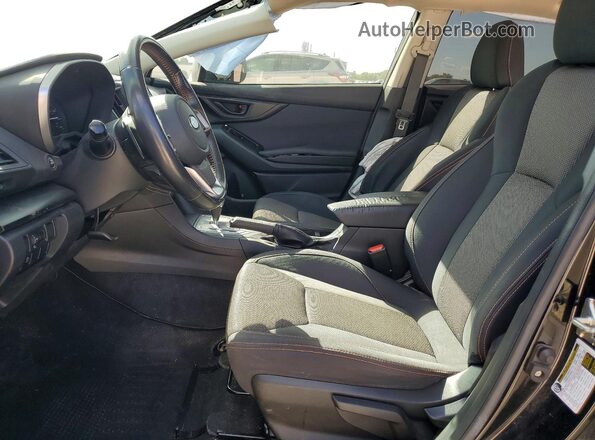 JF2GTAPC9M8327713 2021 SUBARU CROSSTREK Black წინა სალონის ხედი