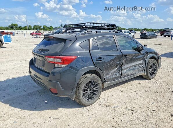 JF2GTAPC9M8327713 2021 SUBARU CROSSTREK Black უკანა მარჯვენა