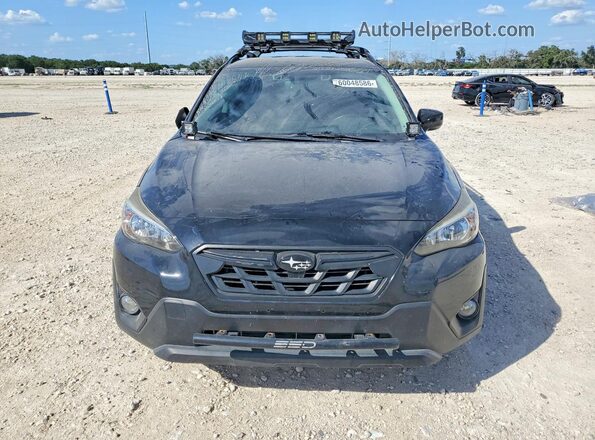 JF2GTAPC9M8327713 2021 SUBARU CROSSTREK Black წინა ხედი