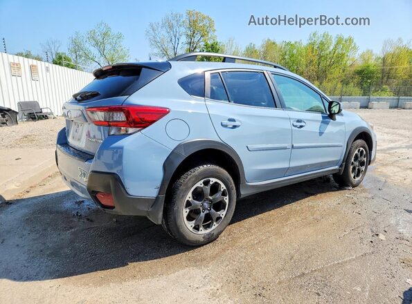 JF2GTAPC9M8341711 2021 SUBARU CROSSTREK Teal Задня права чверть