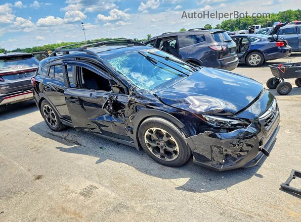 JF2GTAPC9M8362042 2021 SUBARU CROSSTREK Black Delantero derecho