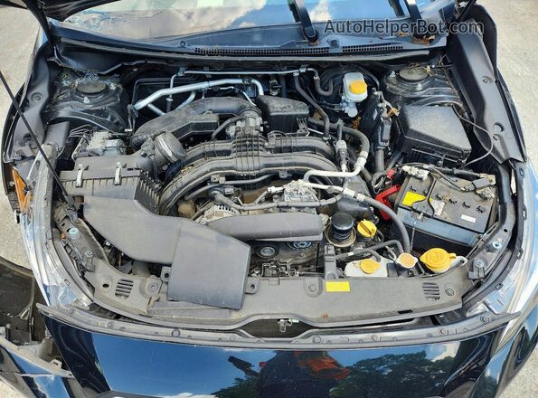 JF2GTAPC9M8362042 2021 SUBARU CROSSTREK Black Vista del compartimento del motor