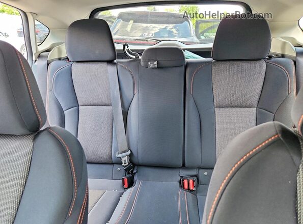 JF2GTAPC9M8362042 2021 SUBARU CROSSTREK Black Vista de los asientos traseros