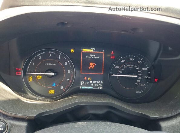 JF2GTAPC9N8257051 2022 SUBARU CROSSTREK Gray ხელსაწყოთა პანელის ხედი