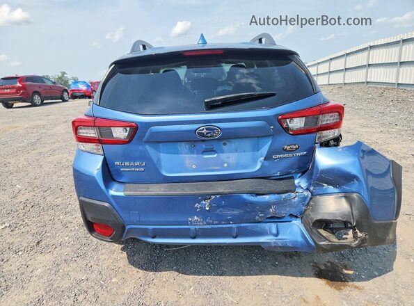 JF2GTAPCXMH291241 2021 SUBARU CROSSTREK Blue Հետևի տեսք