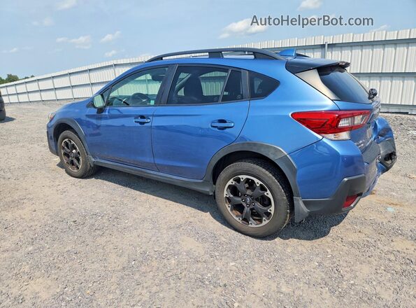 JF2GTAPCXMH291241 2021 SUBARU CROSSTREK Blue Հետևի ձախ