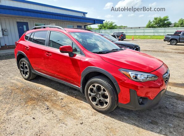 JF2GTAPCXN8203810 2022 SUBARU CROSSTREK Red Delantero derecho