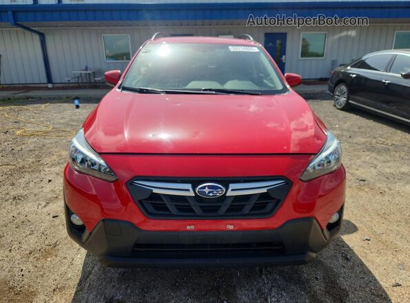 JF2GTAPCXN8203810 2022 SUBARU CROSSTREK Red Vista frontal