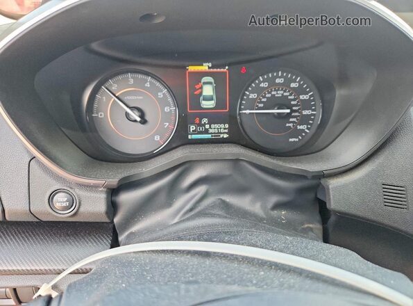 JF2GTAPCXN8203810 2022 SUBARU CROSSTREK Red Vista del cuadro de instrumentos