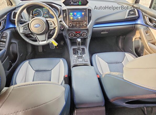 JF2GTDNC2KH342913 2019 SUBARU CROSSTREK Белый Вид панели приборов