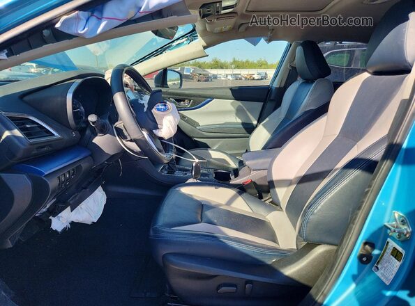 JF2GTDNC2LH283587 2020 SUBARU CROSSTREK Blue წინა სალონის ხედი