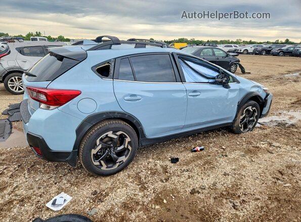 JF2GTHMC0N8211749 2022 SUBARU CROSSTREK Blue Trasero derecho