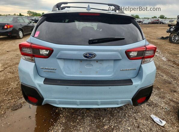 JF2GTHMC0N8211749 2022 SUBARU CROSSTREK Blue Vista trasera