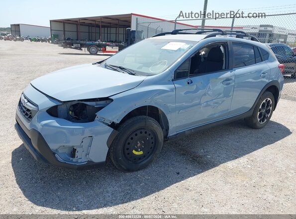 JF2GTHMC1MH242765 2021 SUBARU CROSSTREK Blue Передня ліва чверть