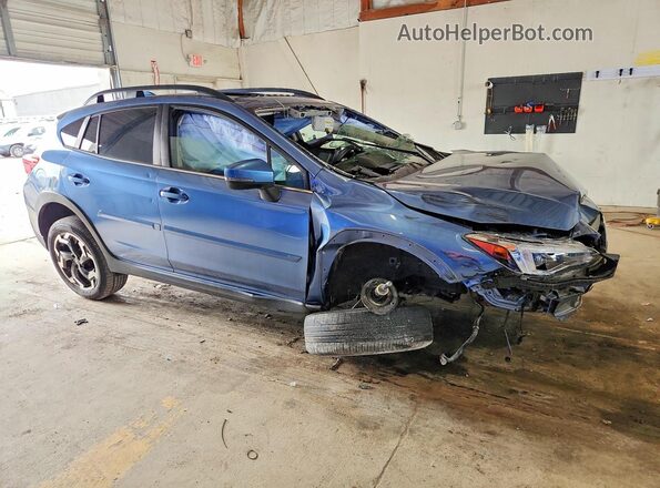 JF2GTHMC4NH223175 2022 SUBARU CROSSTREK Синий Передняя правая четверть