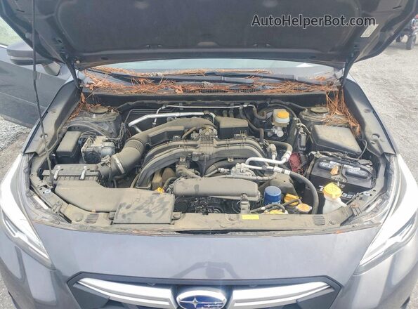 JF2GTHMC5M8220073 2021 SUBARU CROSSTREK Gray ძრავის განყოფილების ხედი