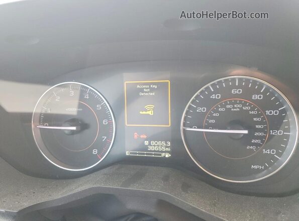 JF2GTHMC5M8220073 2021 SUBARU CROSSTREK Gray ხელსაწყოთა პანელის ხედი