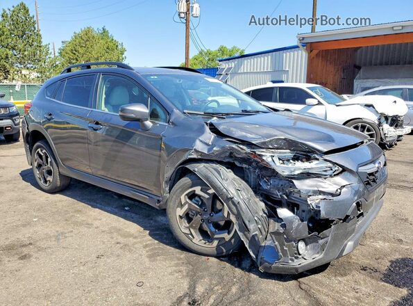 JF2GTHMC5M8291077 2021 SUBARU CROSSTREK Gray Front right