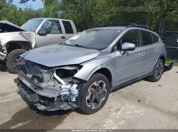 JF2GTHMC5M8317998 2021 SUBARU CROSSTREK Серебряный Передняя левая четверть