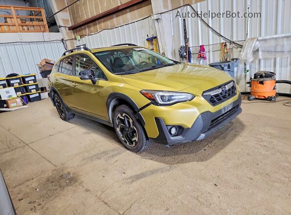 JF2GTHMC5MH231672 2021 SUBARU CROSSTREK Green Delantero derecho