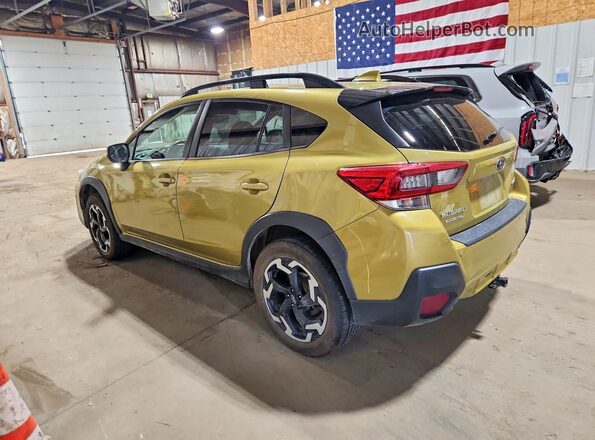 JF2GTHMC5MH231672 2021 SUBARU CROSSTREK Green Trasero izquierdo