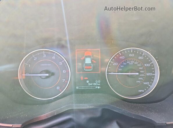 JF2GTHMC5PH263803 2023 SUBARU CROSSTREK Silver ხელსაწყოთა პანელის ხედი
