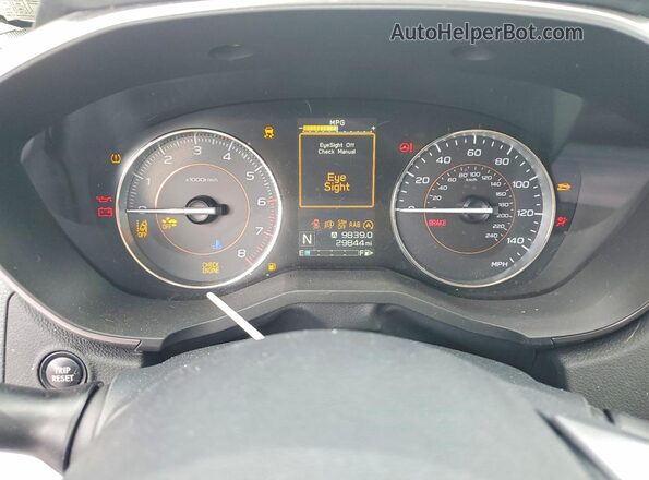 JF2GTHMC6MH375313 2021 SUBARU CROSSTREK Белый Вид щитка приборов
