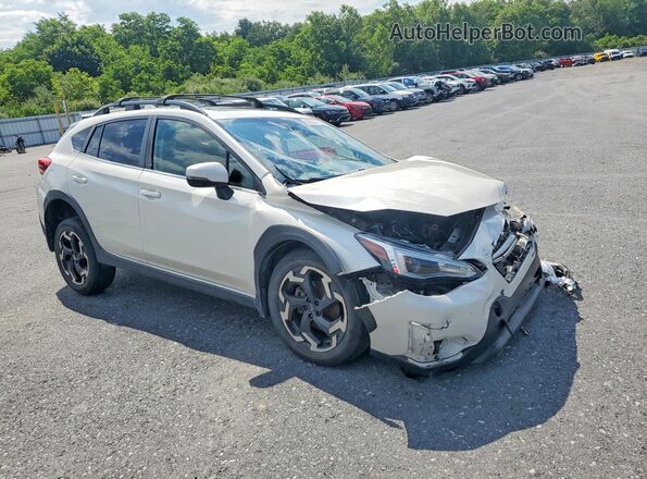 JF2GTHMC6MH375313 2021 SUBARU CROSSTREK Белый Передняя правая четверть