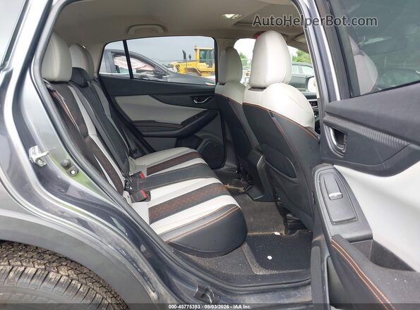 JF2GTHMC7M8243306 2021 SUBARU CROSSTREK Gray Vista de la etiqueta del VIN