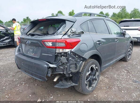 JF2GTHMC7M8243306 2021 SUBARU CROSSTREK Gray Trasero derecho