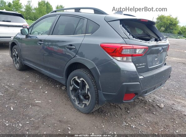 JF2GTHMC7M8243306 2021 SUBARU CROSSTREK Gray Trasero izquierdo
