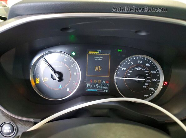 JF2GTHMC7M8395358 2021 SUBARU CROSSTREK Silver Սարքավորումների վահանակի տեսք