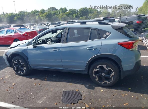 JF2GTHMC8M8315016 2021 SUBARU CROSSTREK Light Blue 360 interior view