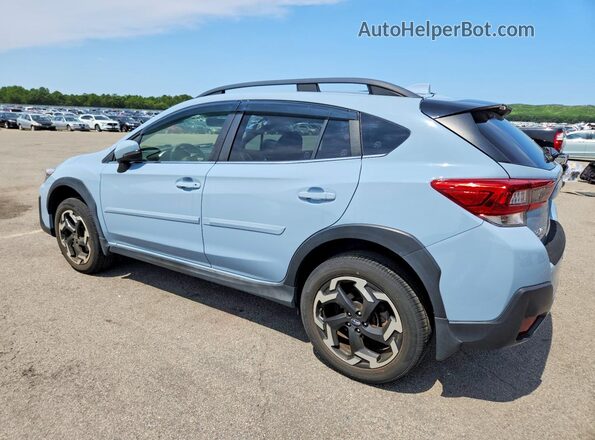 JF2GTHMC8M8683454 2021 SUBARU CROSSTREK Blue Rear left