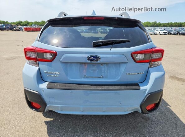 JF2GTHMC8M8683454 2021 SUBARU CROSSTREK Blue Rear view