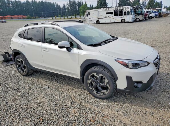 JF2GTHMC8NH255479 2022 SUBARU CROSSTREK White Przód prawy