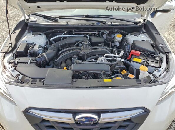 JF2GTHMC8NH255479 2022 SUBARU CROSSTREK White Widok komory silnika