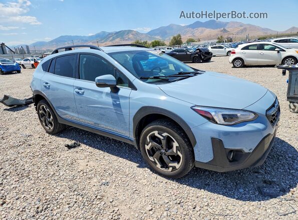 JF2GTHMC9M8297884 2021 SUBARU CROSSTREK Blue Front right