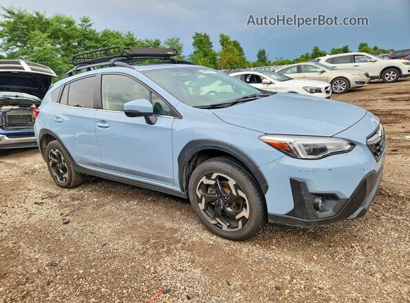 JF2GTHMC9M8308690 2021 SUBARU CROSSTREK Blue Передня права чверть