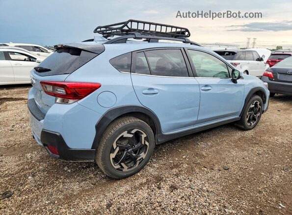 JF2GTHMC9M8308690 2021 SUBARU CROSSTREK Blue Задня права чверть