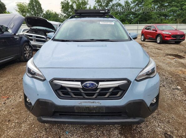 JF2GTHMC9M8308690 2021 SUBARU CROSSTREK Blue Вид спереду