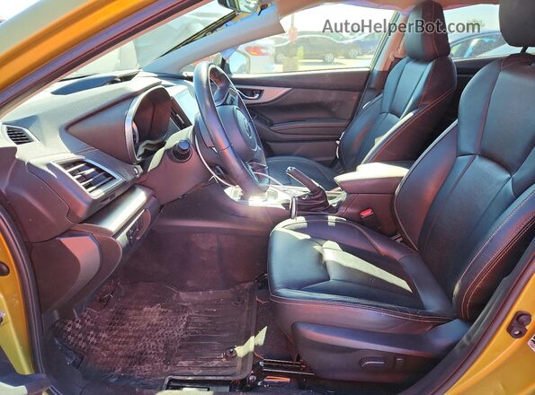 JF2GTHMC9MH331791 2021 SUBARU CROSSTREK Золотой Вид салона спереди